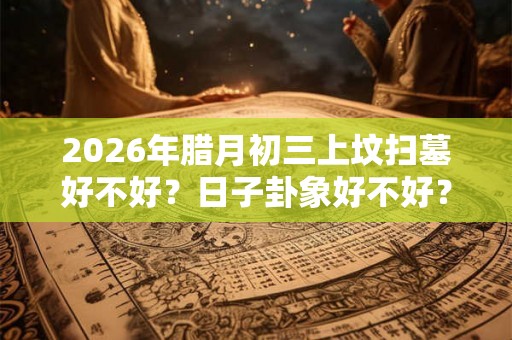 2026年腊月初三上坟扫墓好不好？日子卦象好不好？