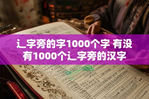 辶字旁的字1000个字 有没有1000个辶字旁的汉字