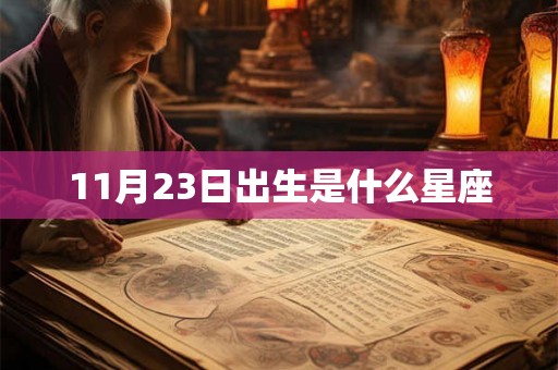 11月23日出生是什么星座