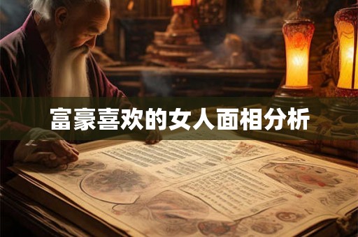 富豪喜欢的女人面相分析