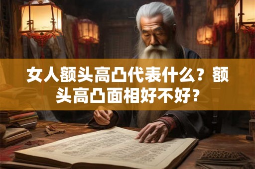 女人额头高凸代表什么?额头高凸面相好不好? 女人额头高凸代表什么?额头高凸面相好不好?