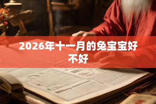 2026年十一月的兔宝宝好不好