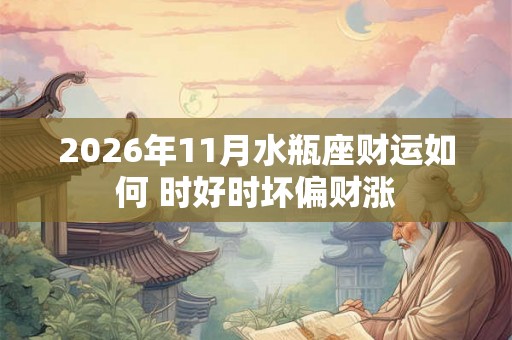 2026年11月水瓶座财运如何 时好时坏偏财涨 2026年11月水瓶座财运如何 时好时坏偏财涨
