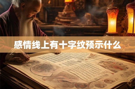 感情线上有十字纹预示什么