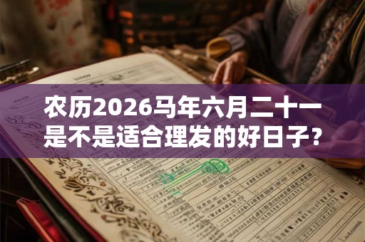 农历2026马年六月二十一是不是适合理发的好日子？
