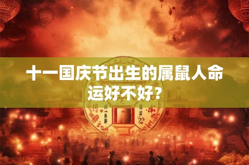 十一国庆节出生的属鼠人命运好不好？