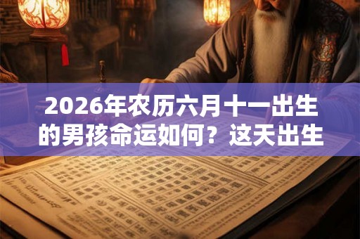 2026年农历六月十一出生的男孩命运如何？这天出生好不好？