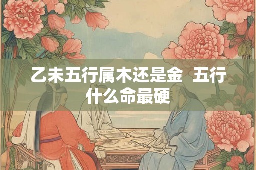 乙未五行属木还是金  五行什么命最硬