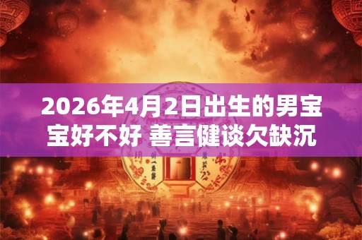 2026年4月2日出生的男宝宝好不好 善言健谈欠缺沉着
