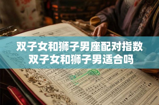 双子女和狮子男座配对指数 双子女和狮子男适合吗