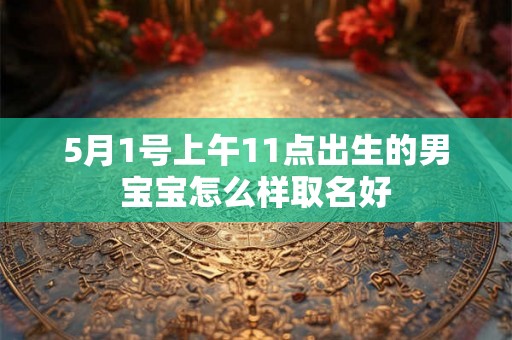 5月1号上午11点出生的男宝宝怎么样取名好