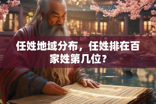 任姓地域分布，任姓排在百家姓第几位？