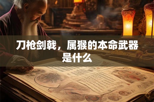 刀枪剑戟，属猴的本命武器是什么