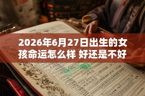 2026年6月27日出生的女孩命运怎么样 好还是不好 2026年6月27日出生的女孩命运怎么样 好还是不好