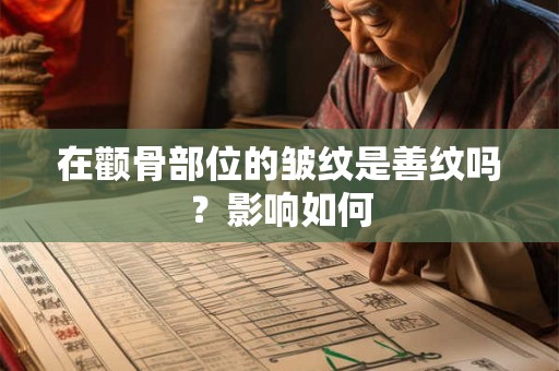 在颧骨部位的皱纹是善纹吗？影响如何