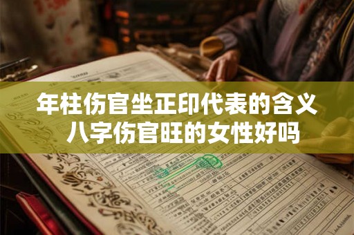 年柱伤官坐正印代表的含义  八字伤官旺的女性好吗