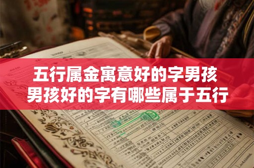 五行属金寓意好的字男孩 男孩好的字有哪些属于五行中的金