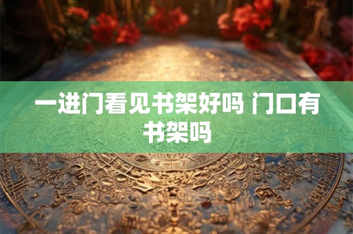 一进门看见书架好吗 门口有书架吗