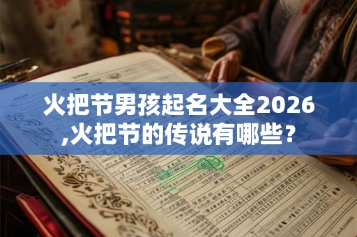 火把节男孩起名大全2026,火把节的传说有哪些? 火把节男孩起名大全2026,火把节的传说有哪些?
