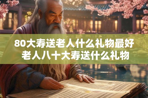 80大寿送老人什么礼物最好 老人八十大寿送什么礼物好