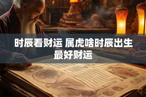时辰看财运 属虎啥时辰出生最好财运