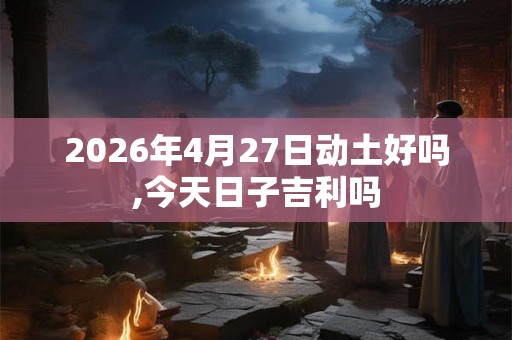 2026年4月27日动土好吗,今天日子吉利吗