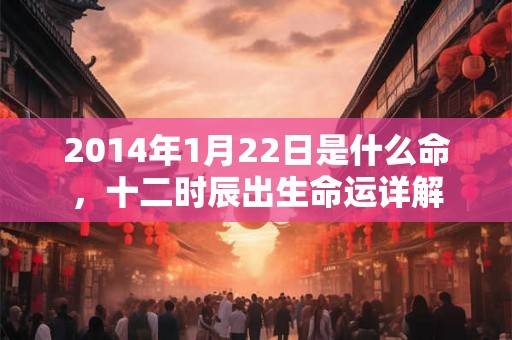 2014年1月22日是什么命,十二时辰出生命运详解 2014年1月22日是什么命,十二时辰出生命运详解