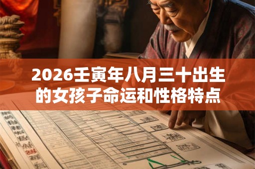 2026壬寅年八月三十出生的女孩子命运和性格特点 2026壬寅年八月三十出生的女孩子命运和性格特点