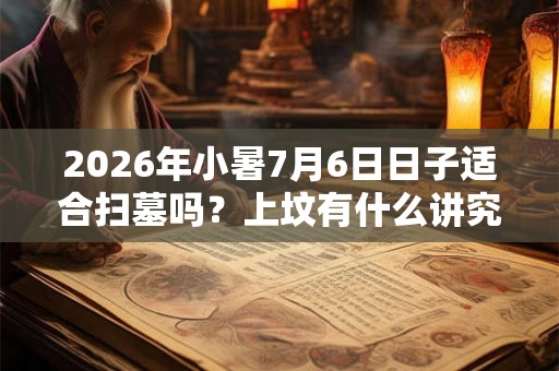 2026年小暑7月6日日子适合扫墓吗？上坟有什么讲究？