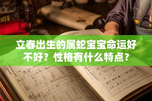 立春出生的属蛇宝宝命运好不好？性格有什么特点？
