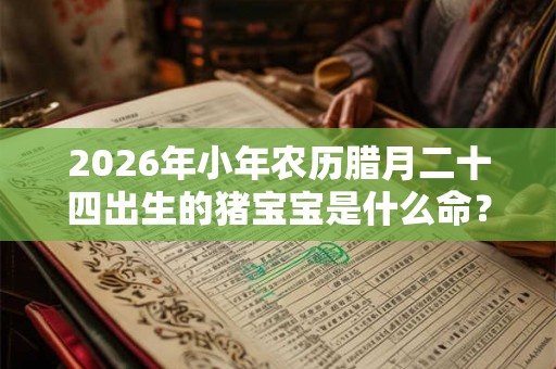 2026年小年农历腊月二十四出生的猪宝宝是什么命？