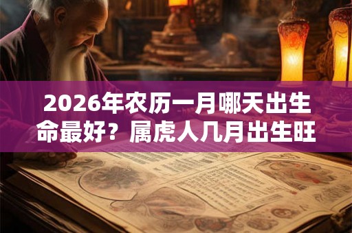 2026年农历一月哪天出生命最好？属虎人几月出生旺父母？