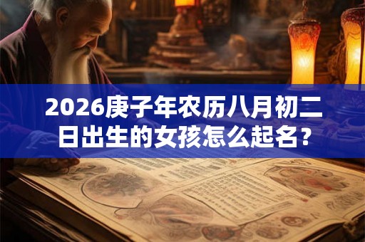 2026庚子年农历八月初二日出生的女孩怎么起名? 2026庚子年农历八月初二日出生的女孩怎么起名?
