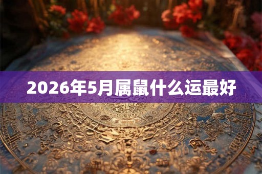 2026年5月属鼠什么运最好 2026年5月属鼠什么运最好