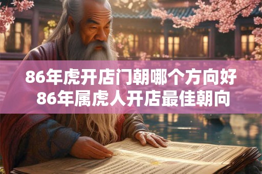 86年虎开店门朝哪个方向好 86年属虎人开店最佳朝向