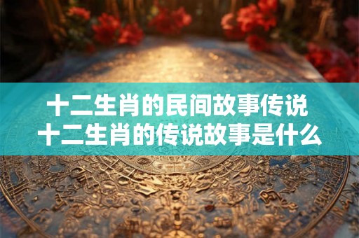 十二生肖的民间故事传说 十二生肖的传说故事是什么