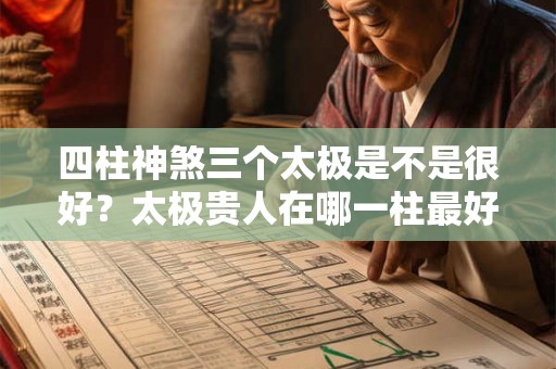 四柱神煞三个太极是不是很好？太极贵人在哪一柱最好？
