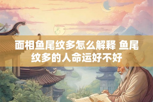 面相鱼尾纹多怎么解释 鱼尾纹多的人命运好不好