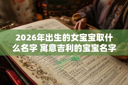2026年出生的女宝宝取什么名字 寓意吉利的宝宝名字