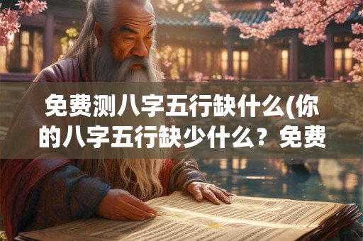 免费测八字五行缺什么(你的八字五行缺少什么？免费测算解答疑惑！)
