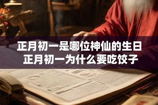 正月初一是哪位神仙的生日 正月初一为什么要吃饺子