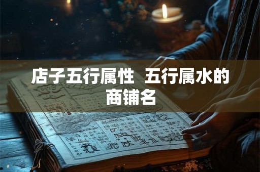 店子五行属性  五行属水的商铺名