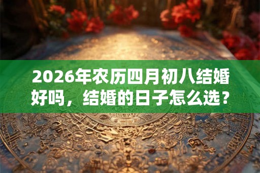 2026年农历四月初八结婚好吗,结婚的日子怎么选? 2026年农历四月初八结婚好吗,结婚的日子怎么选?