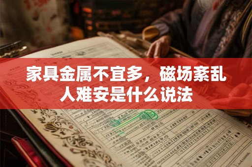 家具金属不宜多，磁场紊乱人难安是什么说法