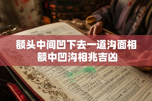 额头中间凹下去一道沟面相 额中凹沟相兆吉凶