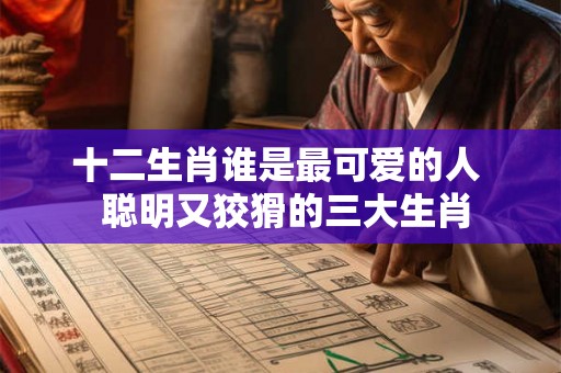 十二生肖谁是最可爱的人 聪明又狡猾的三大生肖 十二生肖谁是最可爱的人 聪明又狡猾的三大生肖
