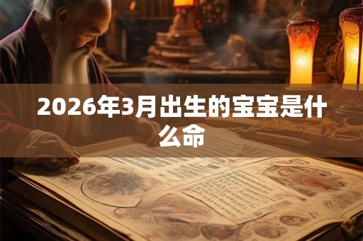 2026年3月出生的宝宝是什么命