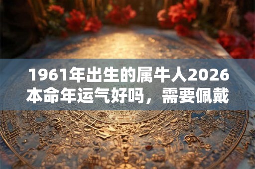 1961年出生的属牛人2026本命年运气好吗,需要佩戴什么 1961年出生的属牛人2026本命年运气好吗,需要佩戴什么