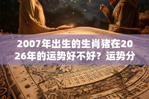 2007年出生的生肖猪在2026年的运势好不好？运势分析大全
