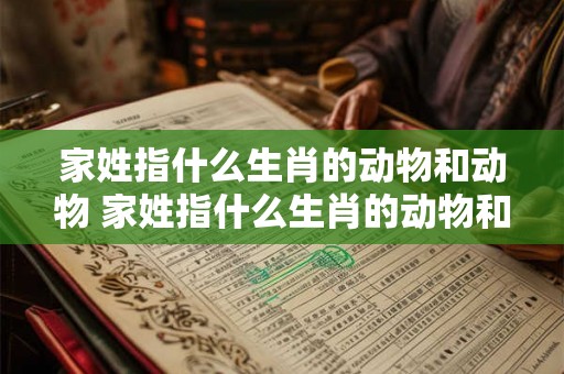 家姓指什么生肖的动物和动物 家姓指什么生肖的动物和动物呢